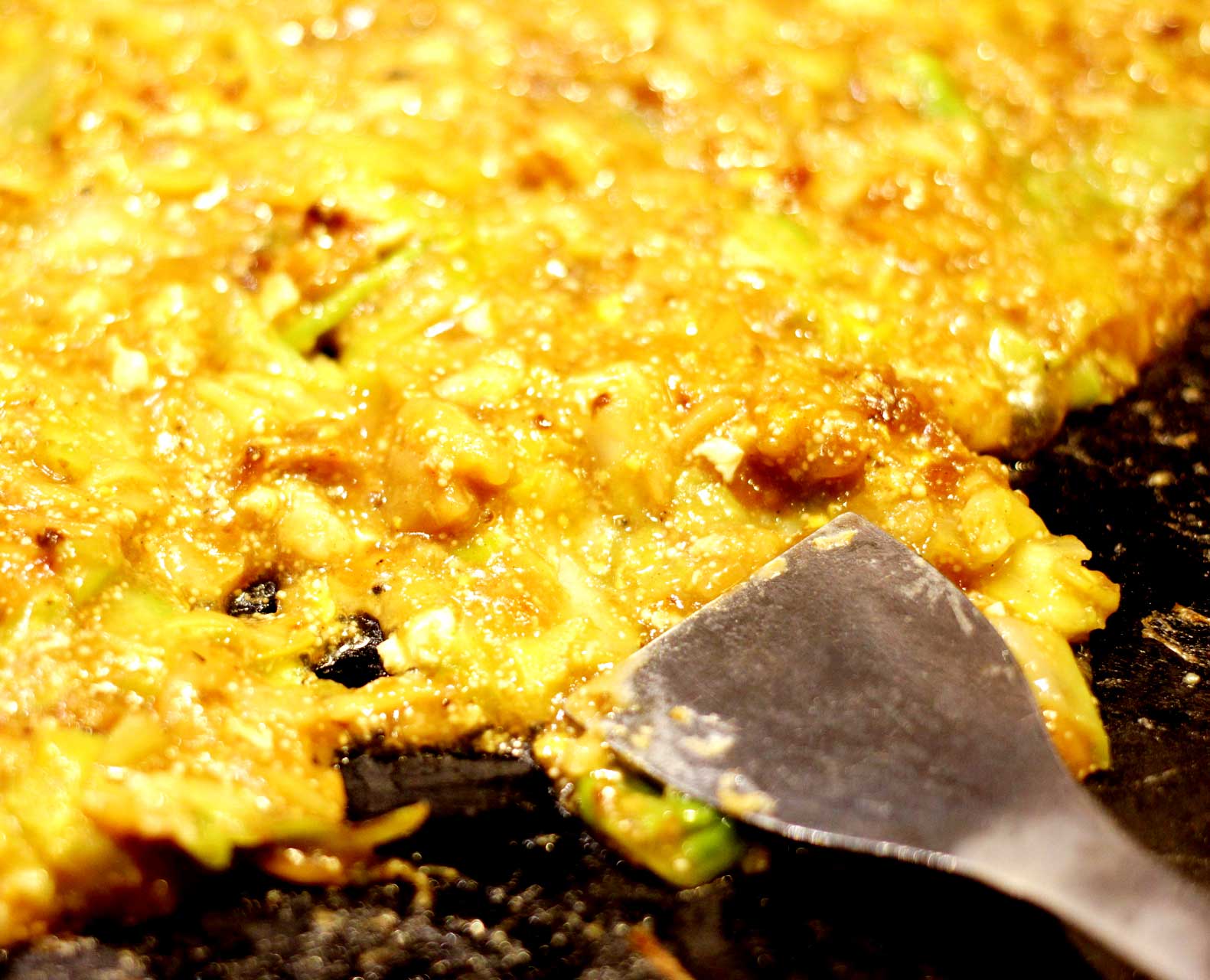 私の大好物「もんじゃ焼き」